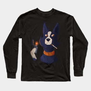 Smoking Doggo Long Sleeve T-Shirt